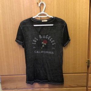 Hollister cut out shirt